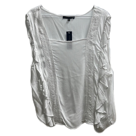 Adrienne Vittadini Tops - Adrienne Vittadini Top, Color Off-White, Size 1X